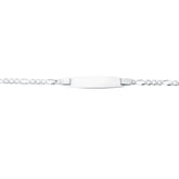 14K Gold Children'S Figaro Id Bracelet